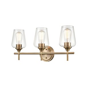 Millennium Lighting Ashford 3-light Gold Traditional Vanity Light