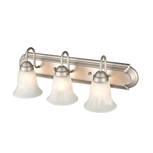 Millennium Lighting 3-light Nickel Contemporary Vanity Light 4283-SN | RONA