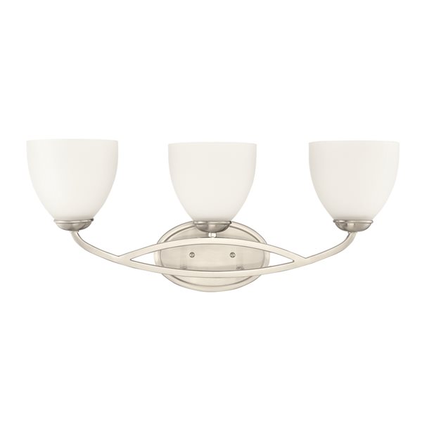 Millennium Lighting 3-light Brushed Nickel Traditional Vanity Light ...