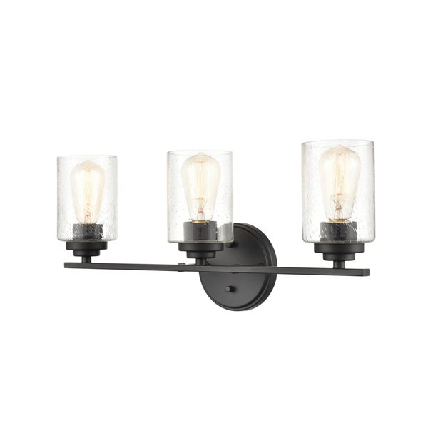 Millennium Lighting 3-light Traditional Vanity Light - Black