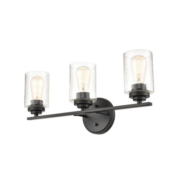 Millennium Lighting 3-light Traditional Vanity Light - Black