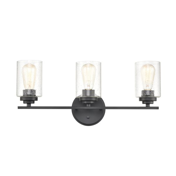 Millennium Lighting 3-light Traditional Vanity Light - Black