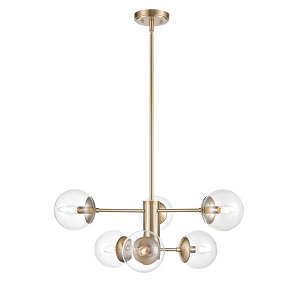 Millennium Lighting 6-light Modern Gold Traditional Cage Chandelier