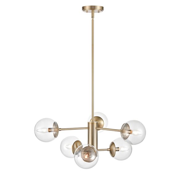 Millennium Lighting 6-light Modern Gold Traditional Cage Chandelier