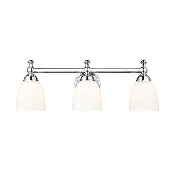 Millennium Lighting 3-light Classic Vanity Light in Chrome