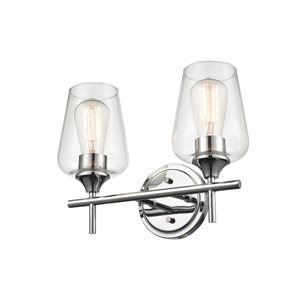 Millennium Lighting Ashford 2-light Chrome Traditional Vanity Light