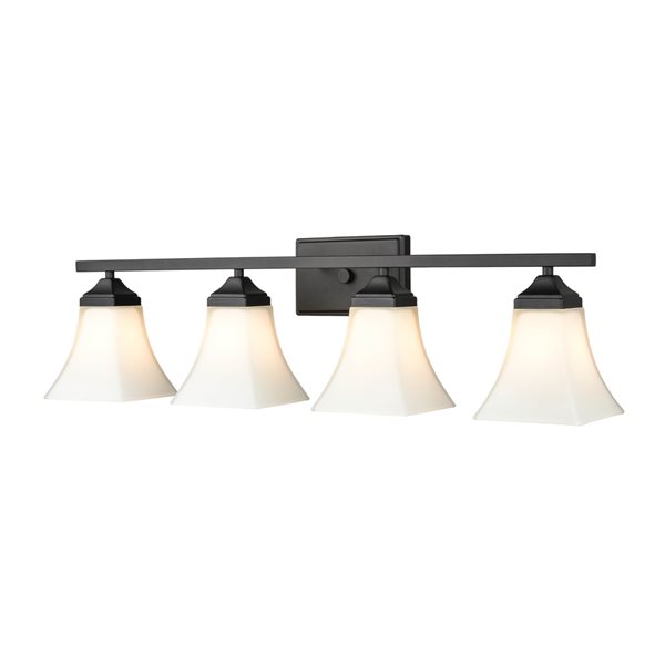 Millennium Lighting 4-light Black Traditional Vanity Light