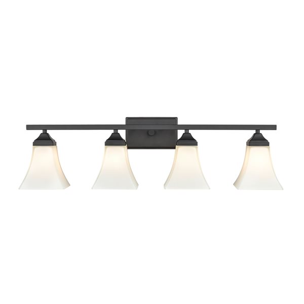 Millennium Lighting 4-light Black Traditional Vanity Light