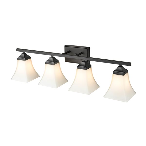 Millennium Lighting 4-light Black Traditional Vanity Light