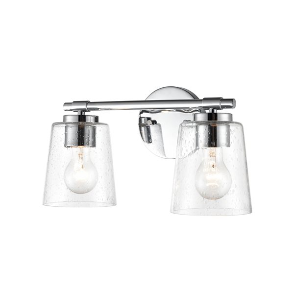 Millennium Lighting Chrome Traditional Vanity Light (2-light)