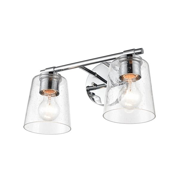 Millennium Lighting Chrome Traditional Vanity Light (2-light)