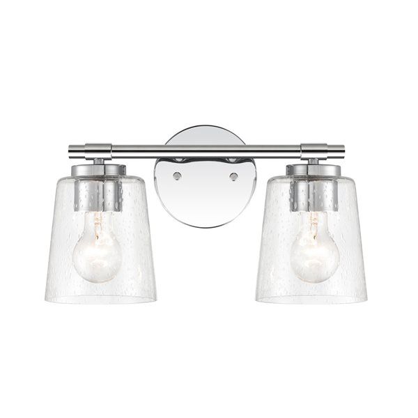 Millennium Lighting Chrome Traditional Vanity Light (2-light)