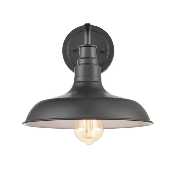 Millennium Lighting 10-in Black Hardwired Medium Base (e-26) Outdoor Wall Light