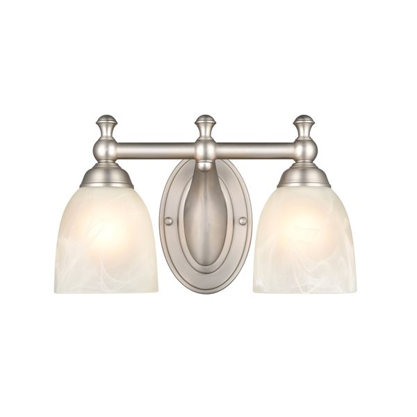 Millennium Lighting Nickel 2-light Contemporary Vanity Light