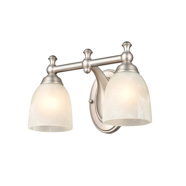 Millennium Lighting Nickel 2-light Contemporary Vanity Light