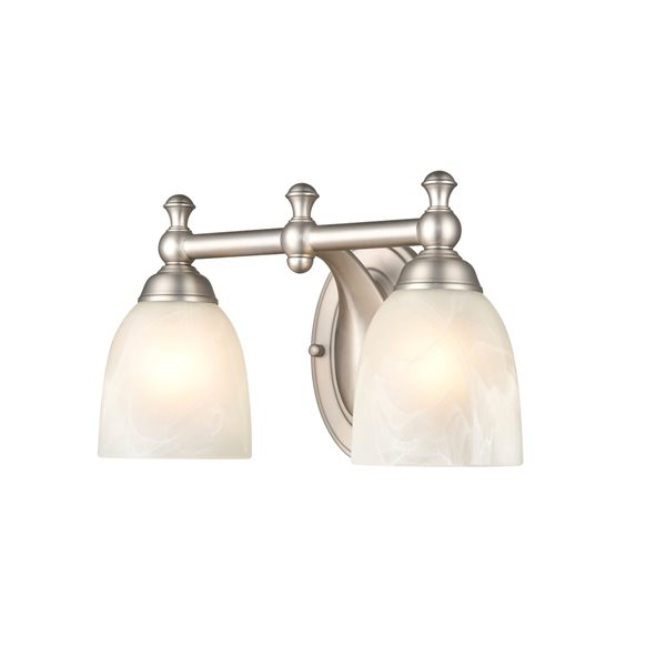 Millennium Lighting Nickel 2-light Contemporary Vanity Light