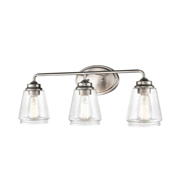 Millennium Lighting 3-light Nickel Traditional Vanity Light