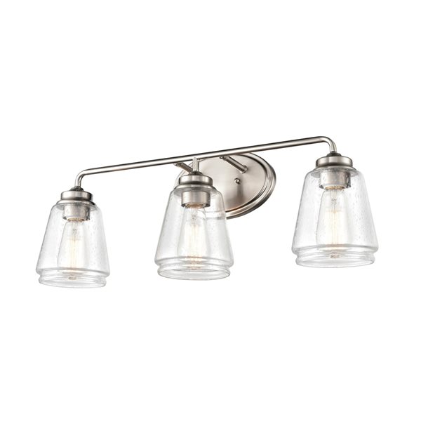 Millennium Lighting 3-light Nickel Traditional Vanity Light