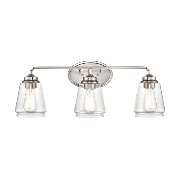 Millennium Lighting 3-light Nickel Traditional Vanity Light