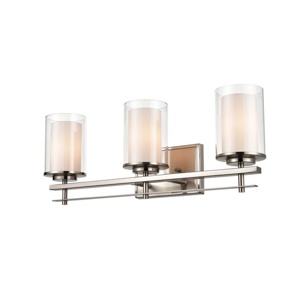 Millennium Lighting Brushed Nickel 3-light Contemporary Vanity Light