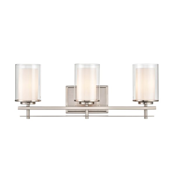 Millennium Lighting Brushed Nickel 3-light Contemporary Vanity Light