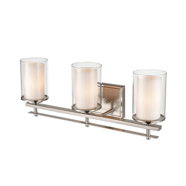 Millennium Lighting Brushed Nickel 3-light Contemporary Vanity Light