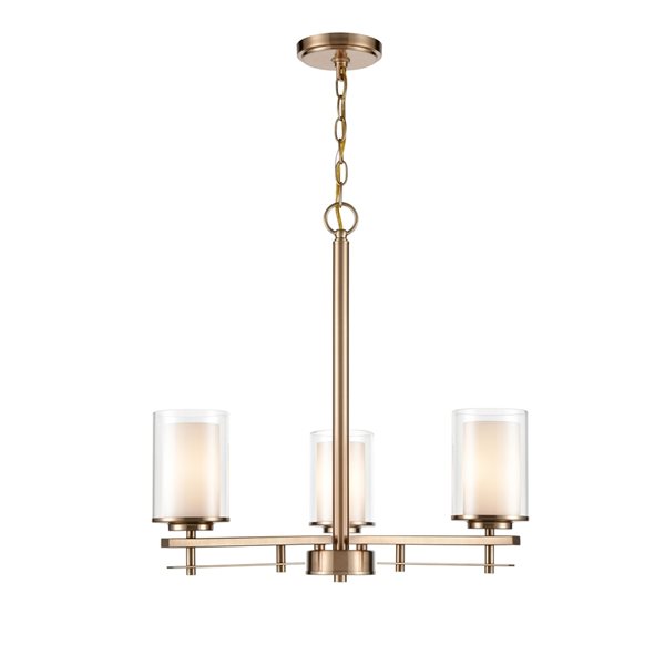 Millennium Lighting 3-light Modern Gold Traditional Cage Chandelier ...