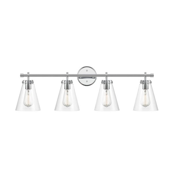 Millennium Lighting 4-light Traditional Chrome Vanity Light