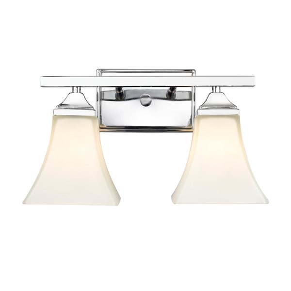 Millennium Lighting Chrome 2-light Contemporary Vanity Light