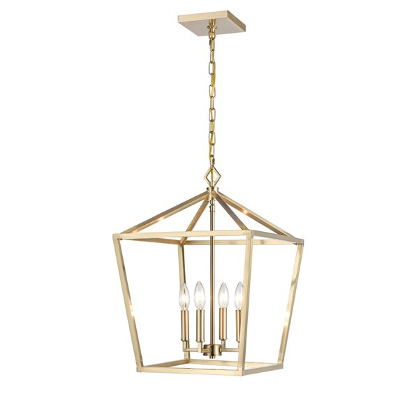 Millennium Lighting Modern Gold Clear Glass Dome Traditional Pendant Light