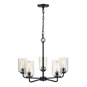 Millennium Lighting Matte Black Traditional 5-light Cage Chandelier