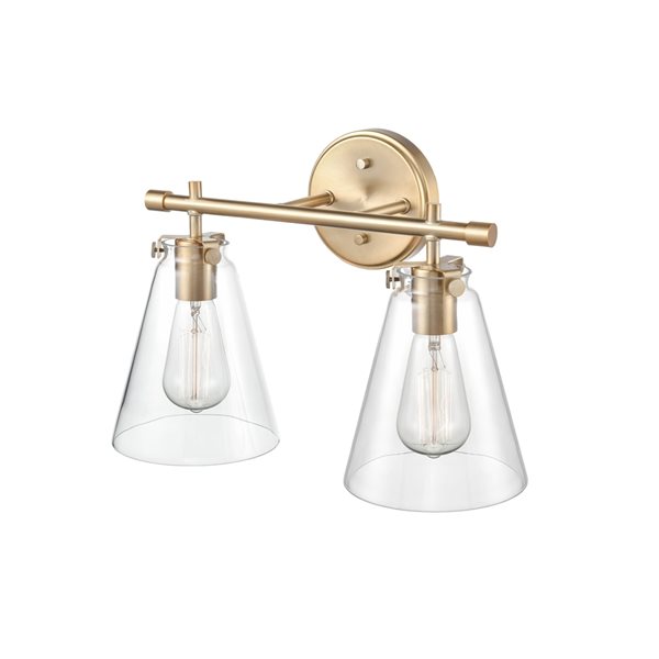 Millennium Lighting Gold 2-lightTraditional Vanity Light