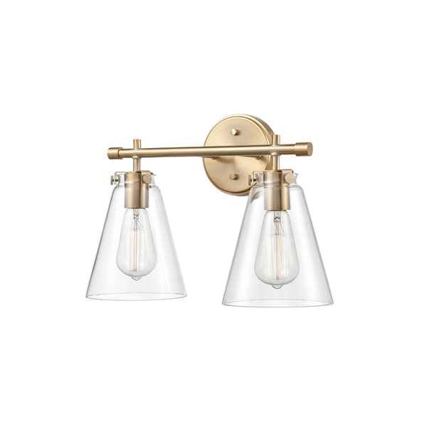 Millennium Lighting Gold 2-lightTraditional Vanity Light