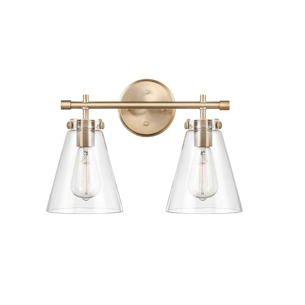 Millennium Lighting Gold 2-lightTraditional Vanity Light