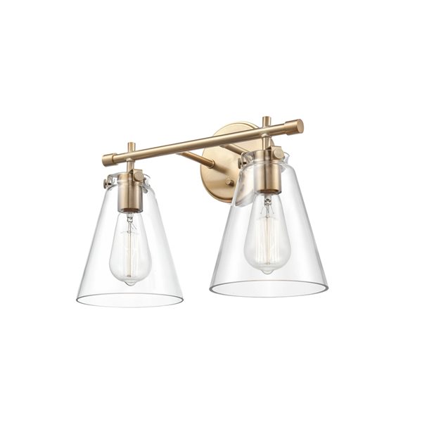 Millennium Lighting Gold 2-lightTraditional Vanity Light