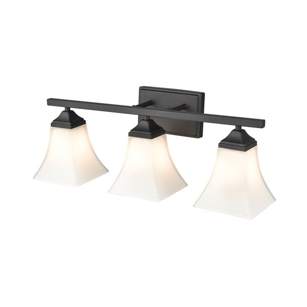 Millennium Lighting 3-light Black Traditional Vanity Light