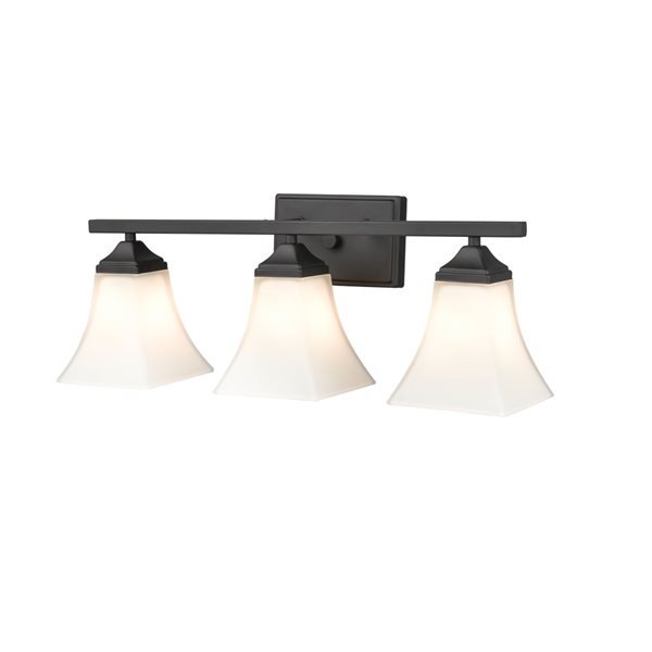 Millennium Lighting 3-light Black Traditional Vanity Light