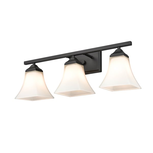 Millennium Lighting 3-light Black Traditional Vanity Light