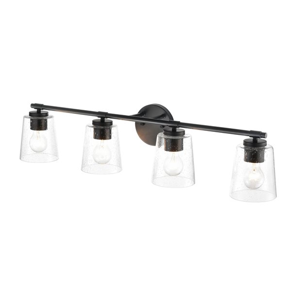 Millennium Lighting Black 4-light Traditional Vanity Light