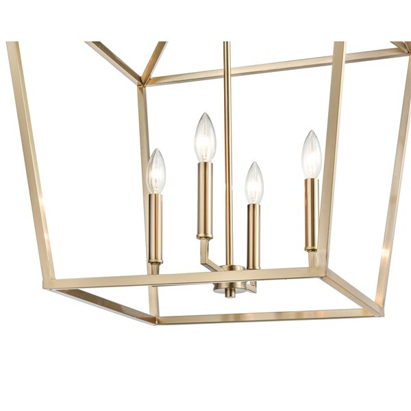 Millennium Lighting Modern Gold Traditional Clear Glass Dome Pendant Light