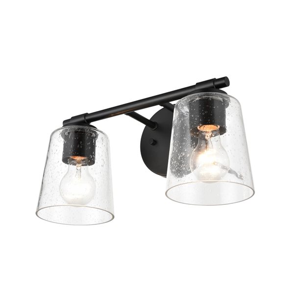 Millennium Lighting Black Traditional Vanity Light (2-light)