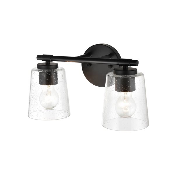 Millennium Lighting Black Traditional Vanity Light (2-light)