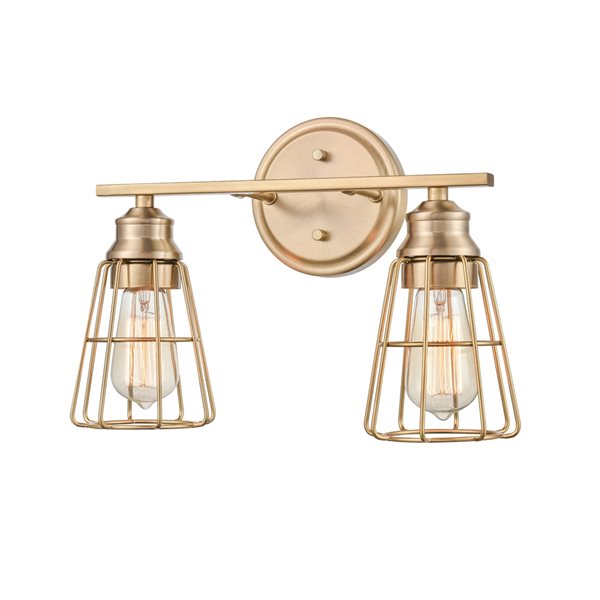 Millennium Lighting 2-light Gold Traditional Vanity Light