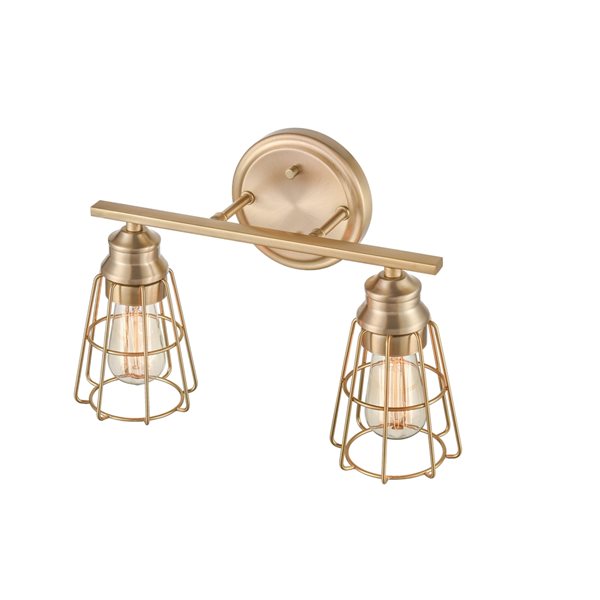 Millennium Lighting 2-light Gold Traditional Vanity Light