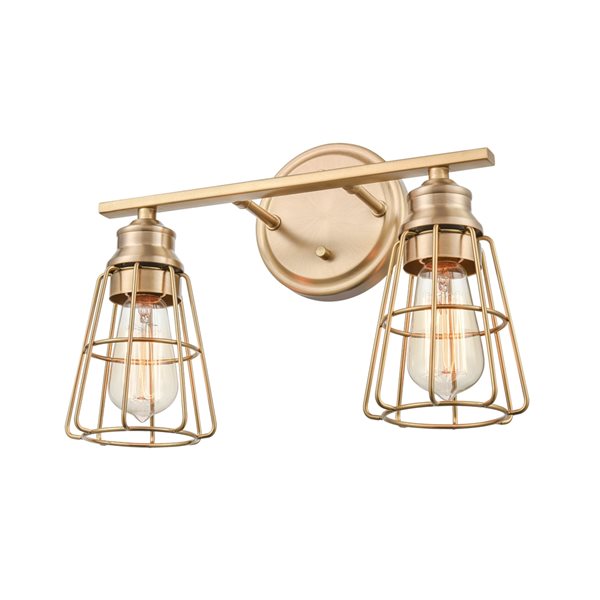 Millennium Lighting 2-light Gold Traditional Vanity Light