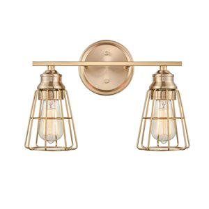 Millennium Lighting 2-light Gold Traditional Vanity Light