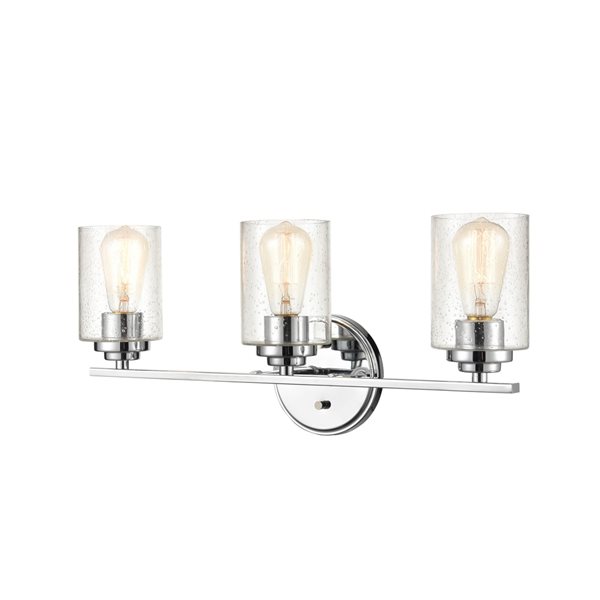 Millennium Lighting 3-light Traditional Vanity Light -  Chrome