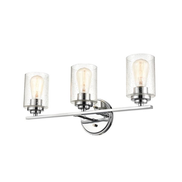 Millennium Lighting 3-light Traditional Vanity Light -  Chrome