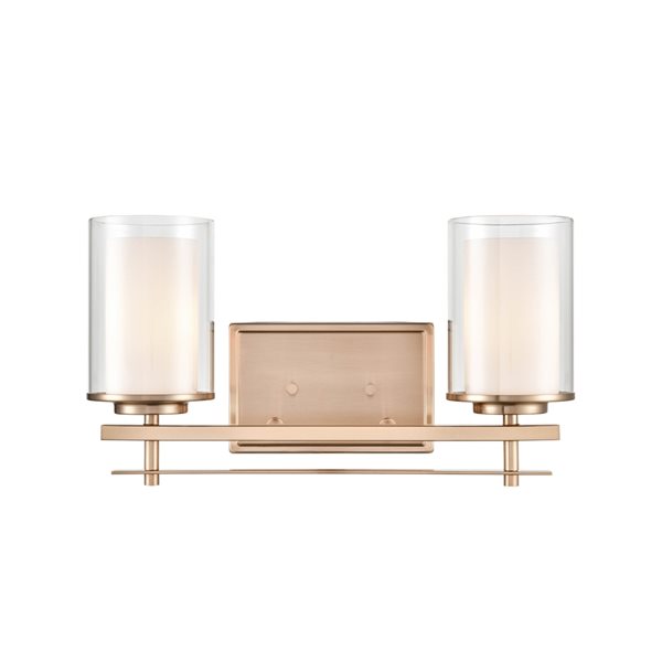 Millennium Lighting Gold 2-light Contemporary Vanity Light