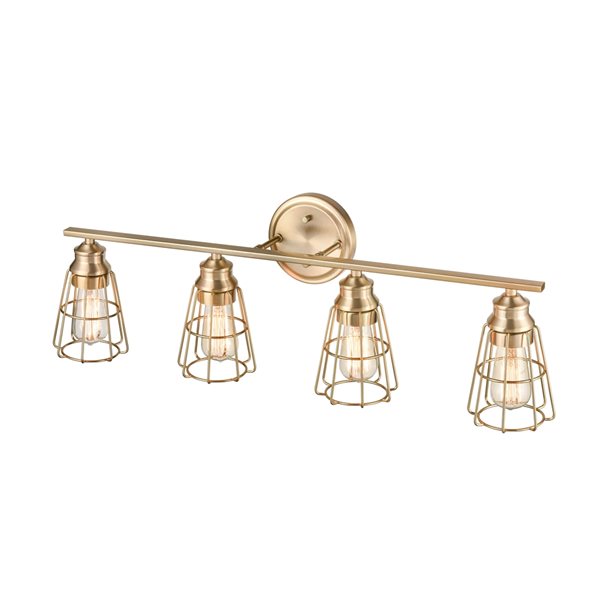 Millennium Lighting 4-light Gold Traditional Vanity Light